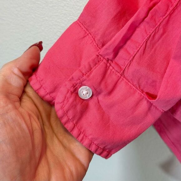 Grayson “The Hero” Pink Long Sleeve Button Up Collared Shirt Women's Medium - Picture 2 of 10